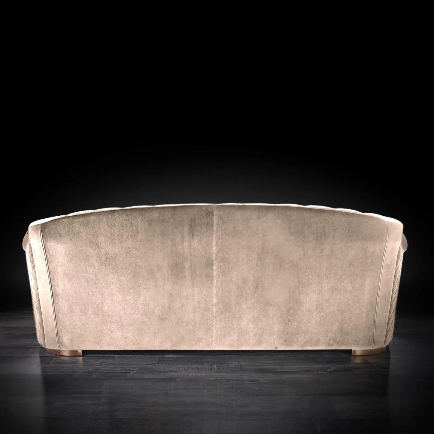 Massimo Rose Gold Premium Sofa Set in Taupe