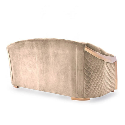 Massimo Rose Gold Premium Sofa Set in Taupe