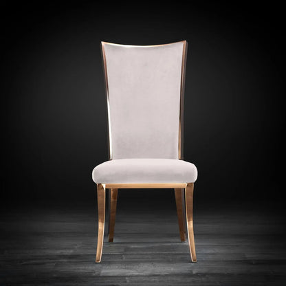 Massimo Rose Gold Luxury Dining Chair