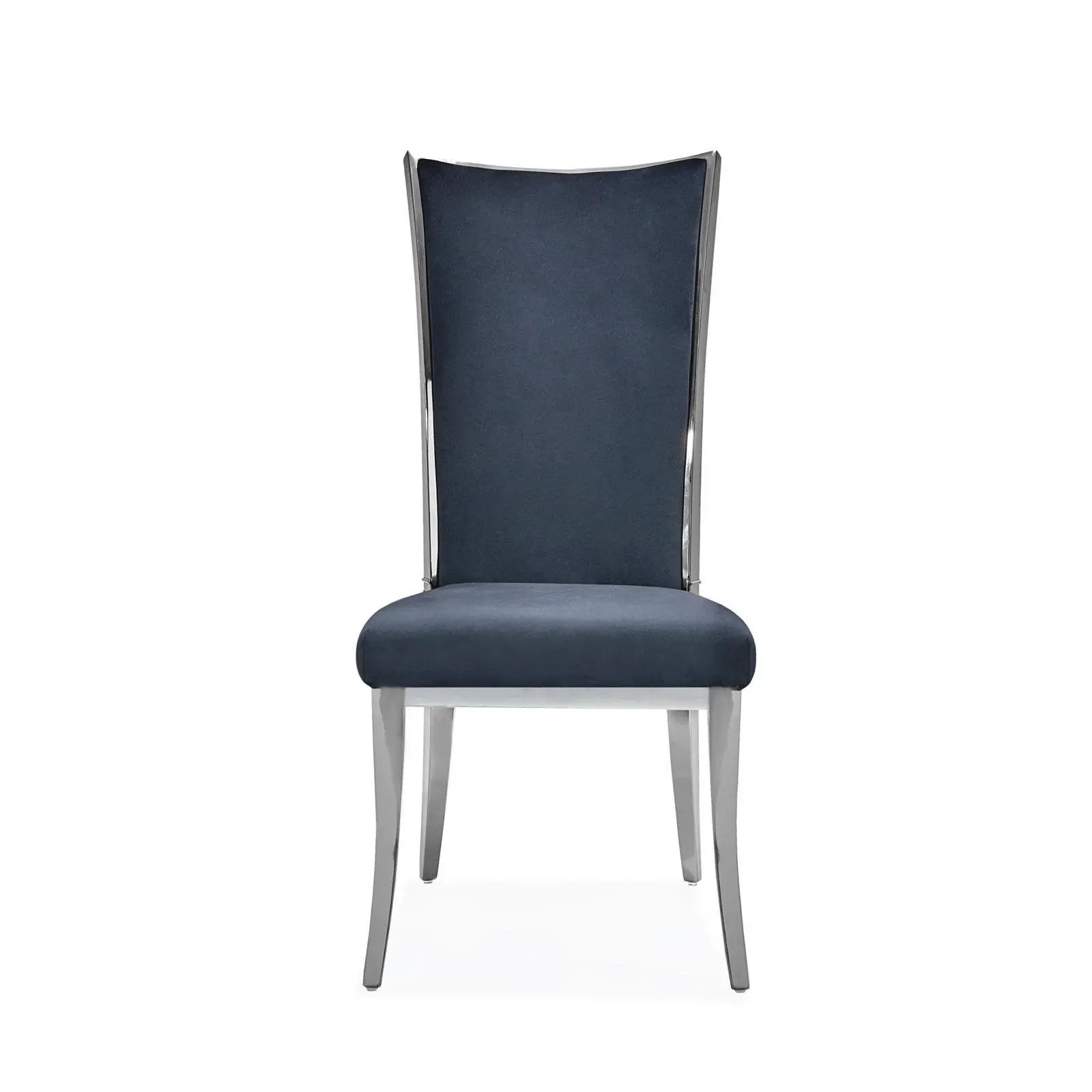 Massimo Silver Black Dining Chair