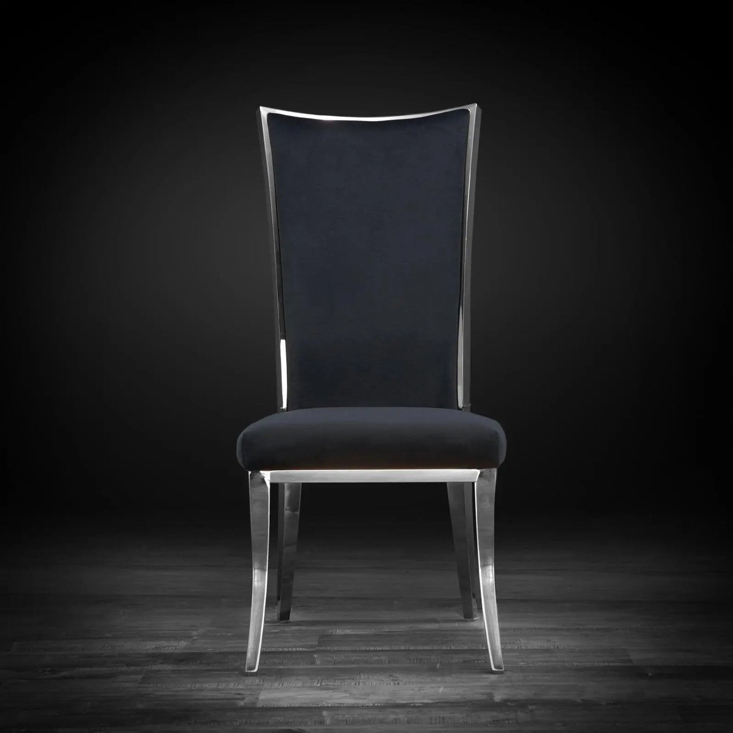 Massimo Contemporary Silver Dining Chair