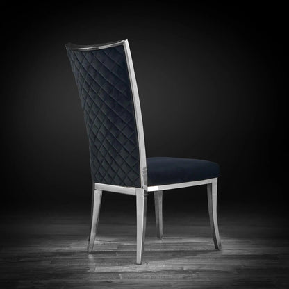 Massimo Contemporary Silver Dining Chair