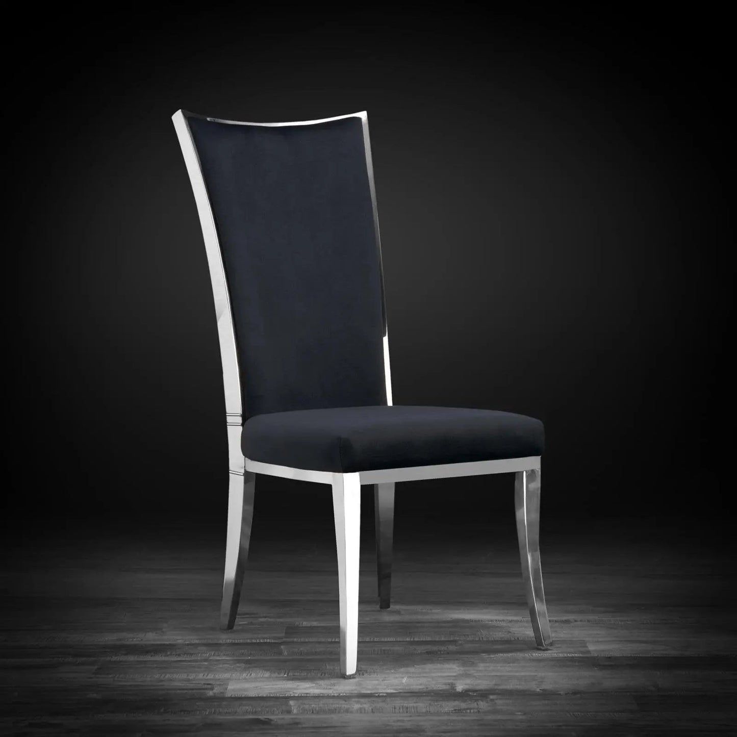 Massimo Contemporary Silver Dining Chair