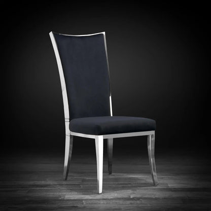 Massimo Contemporary Silver Dining Chair