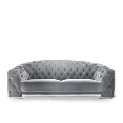 Massimo Silver Gray Sofa Set