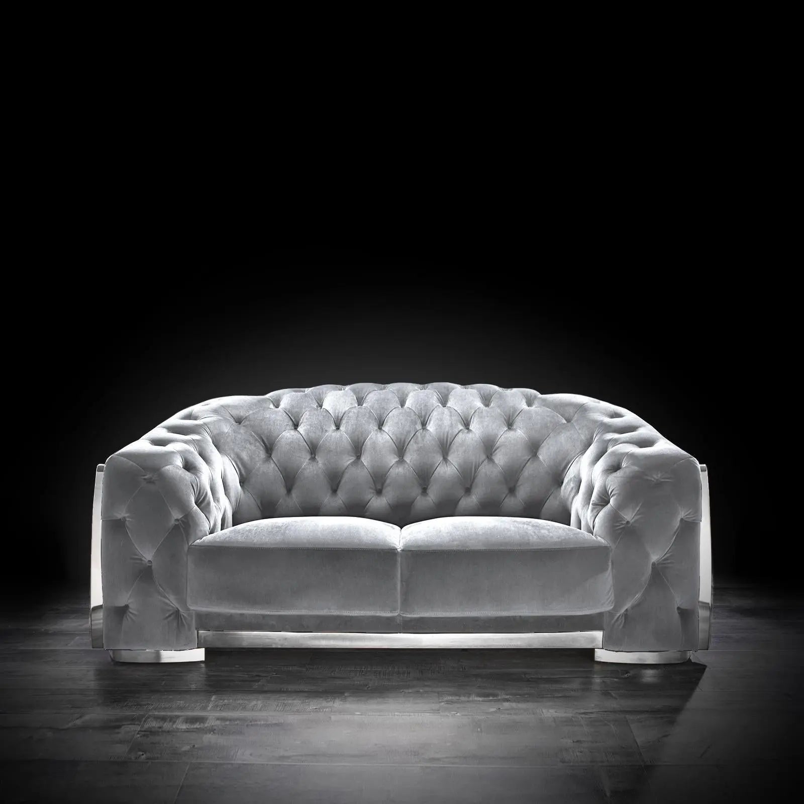 Massimo Silver Gray Sofa Set