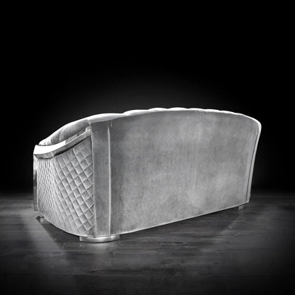 Massimo Silver Premium Sofa Set in Gray