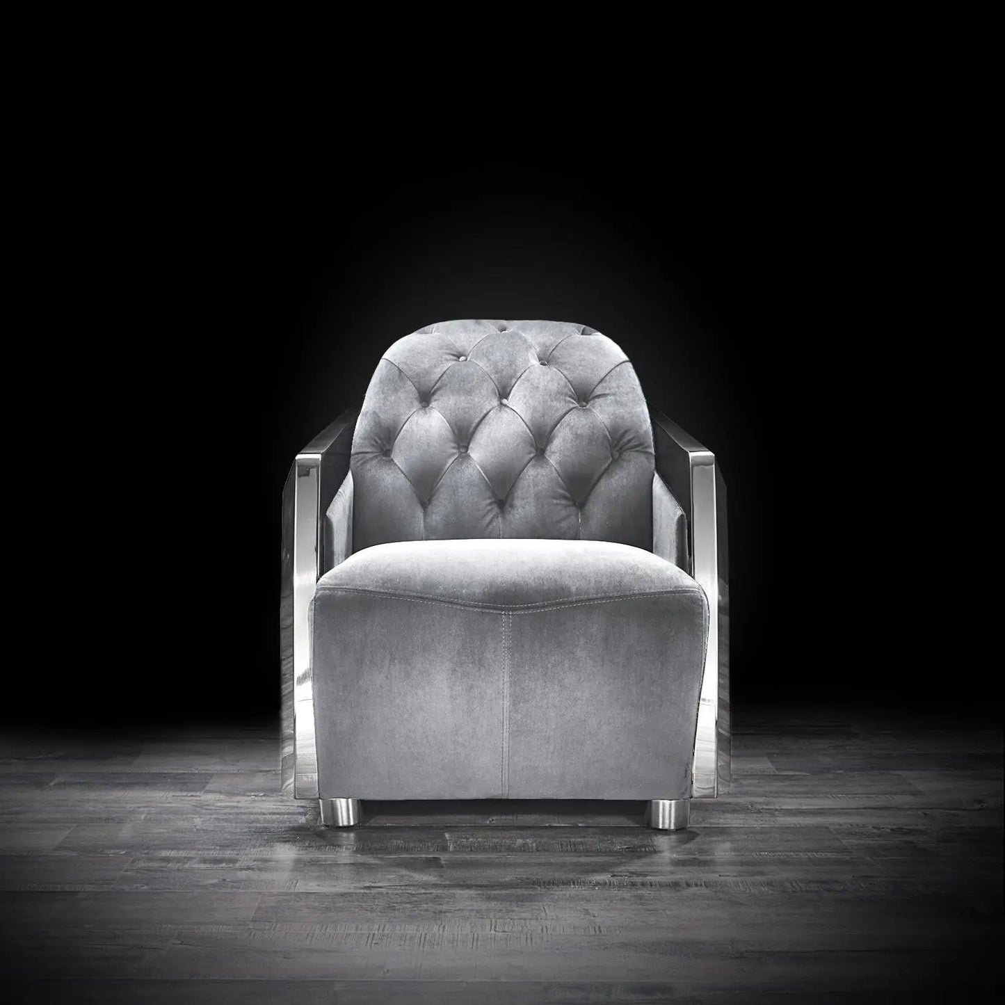 Massimo Silver Gray Sofa Set