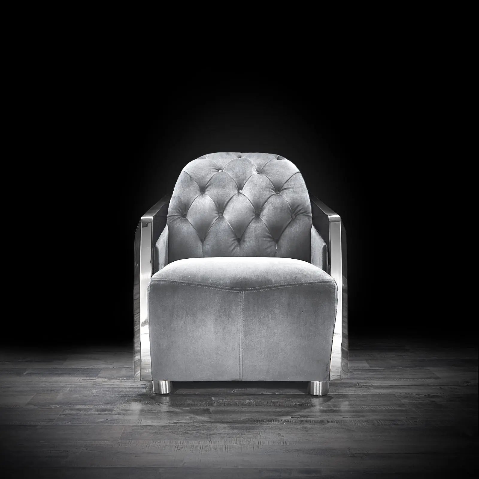 Massimo Silver Gray Sofa Set