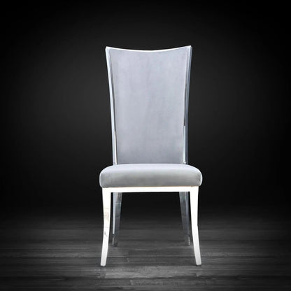 Massimo Contemporary Silver Dining Chair