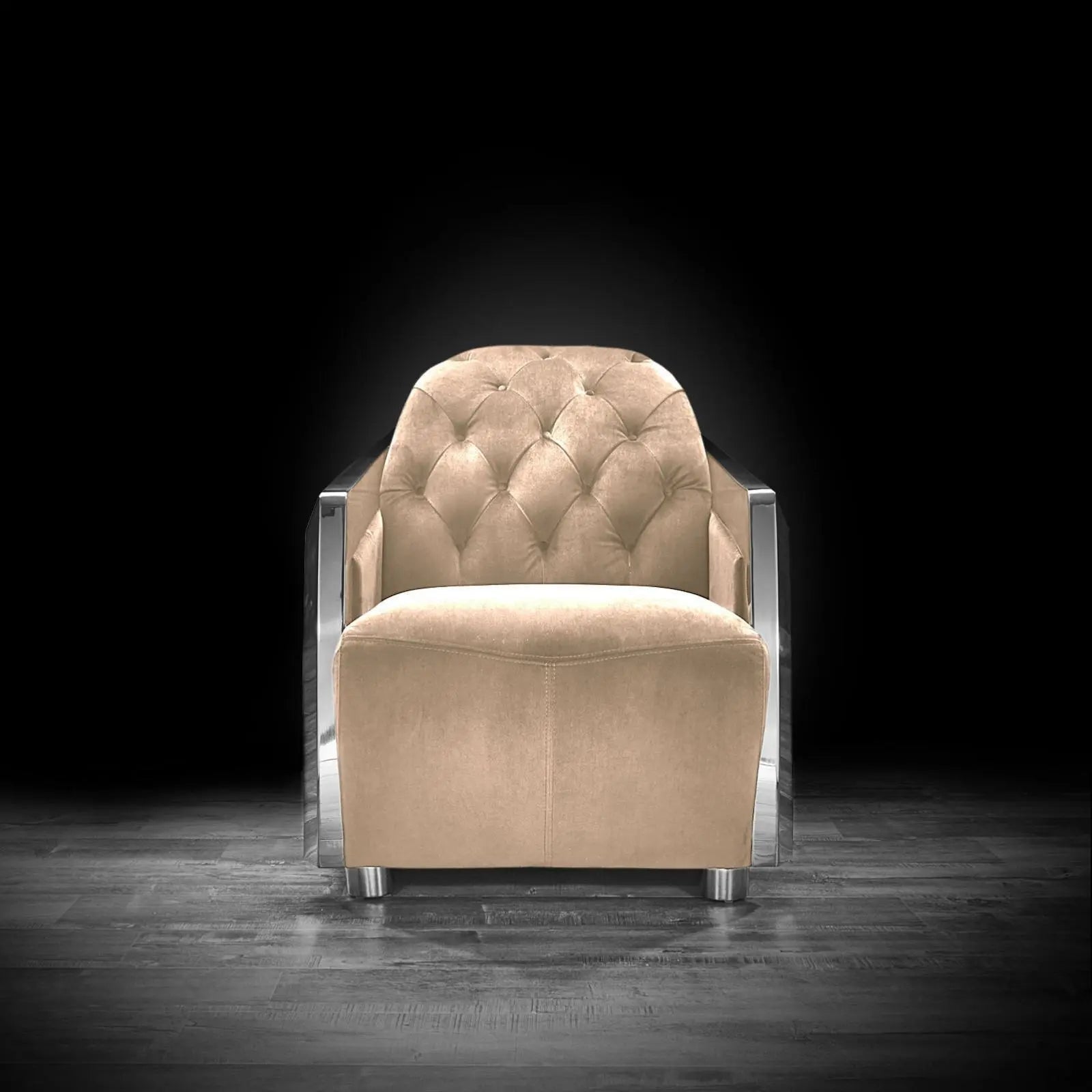 Massimo Silver Taupe Luxury Sofa Set