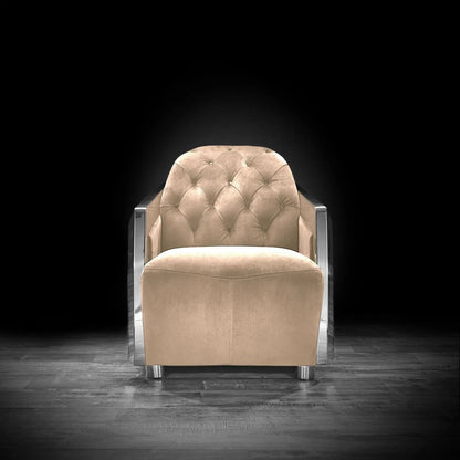 Massimo Silver Taupe Luxury Sofa Set