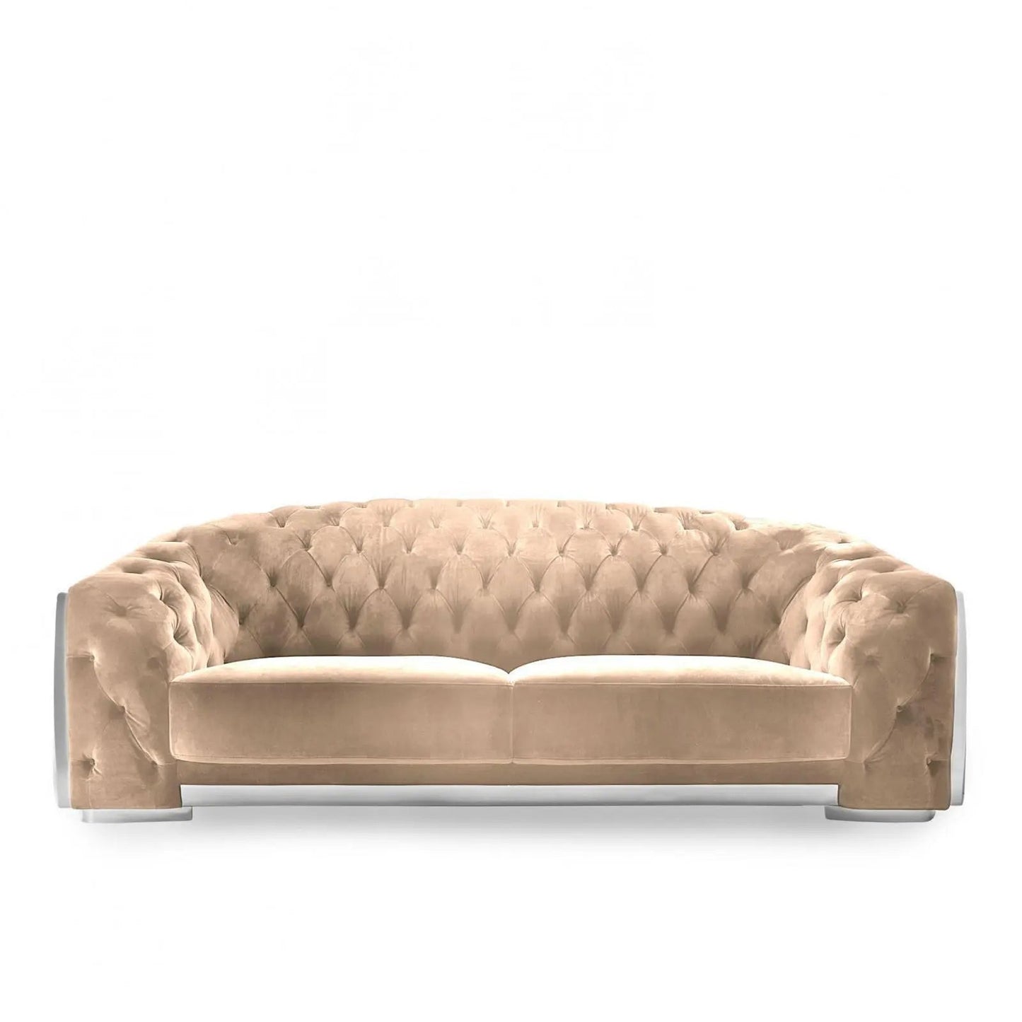 Massimo Silver Taupe Sofa Set