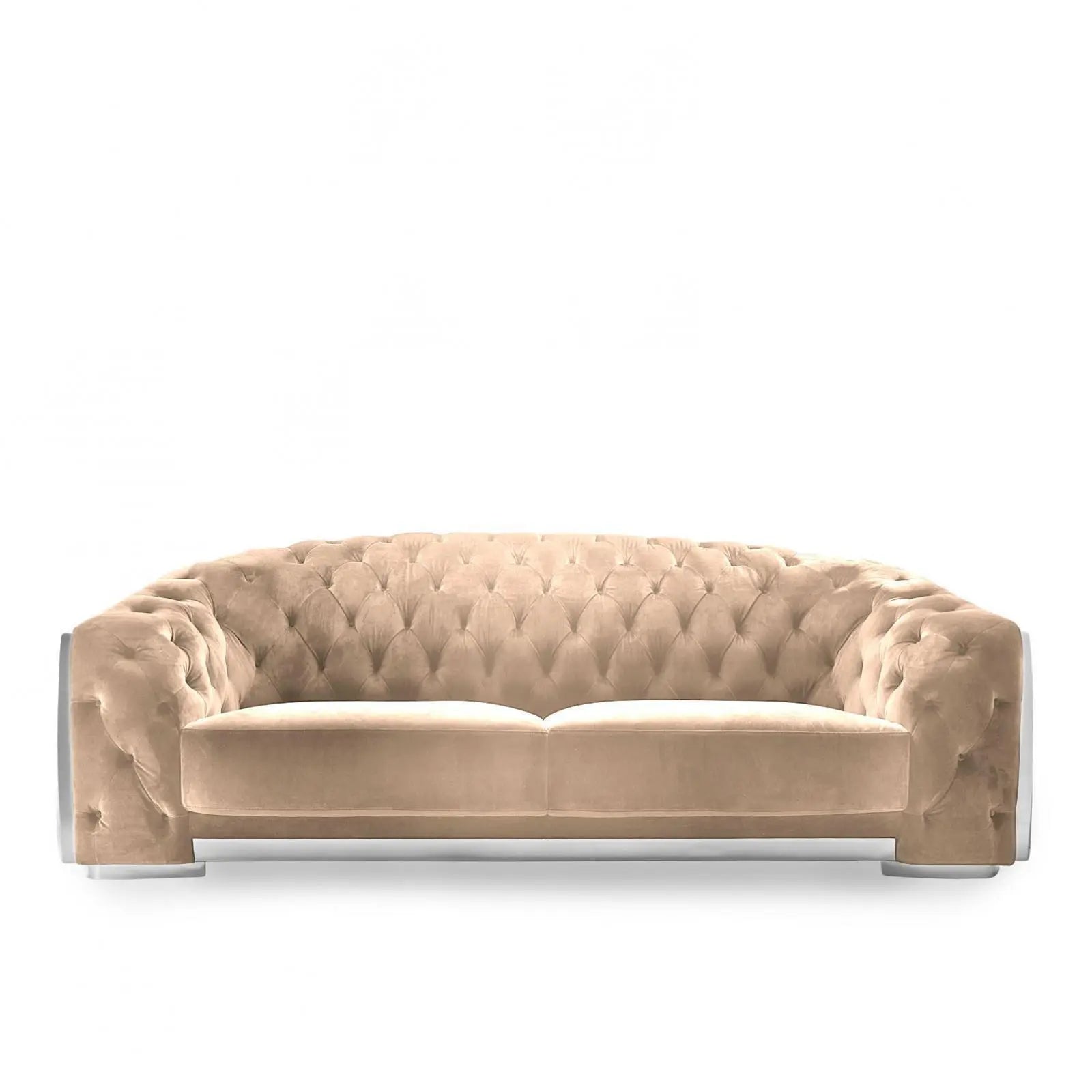 Massimo Silver Taupe Sofa Set