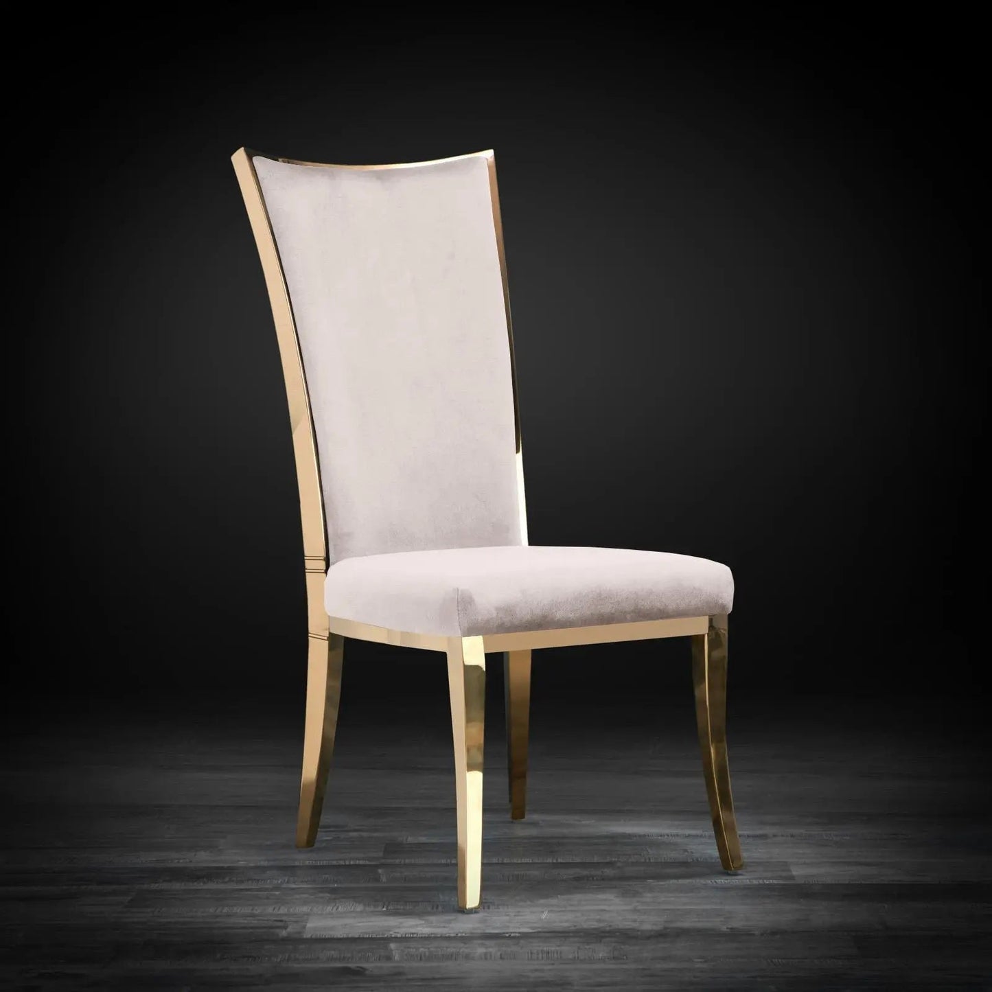 Massimo Titanium Gold Premium Dining Chair