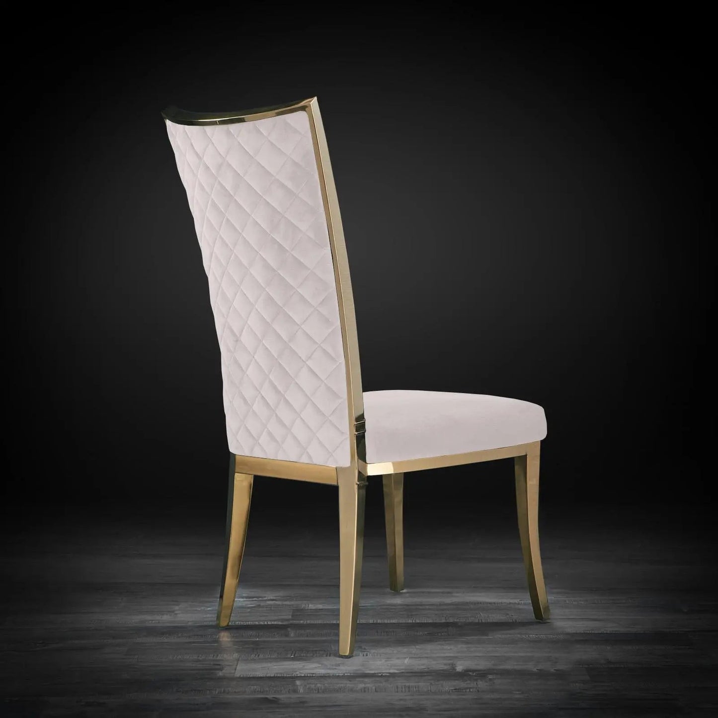 Massimo Titanium Gold Premium Dining Chair