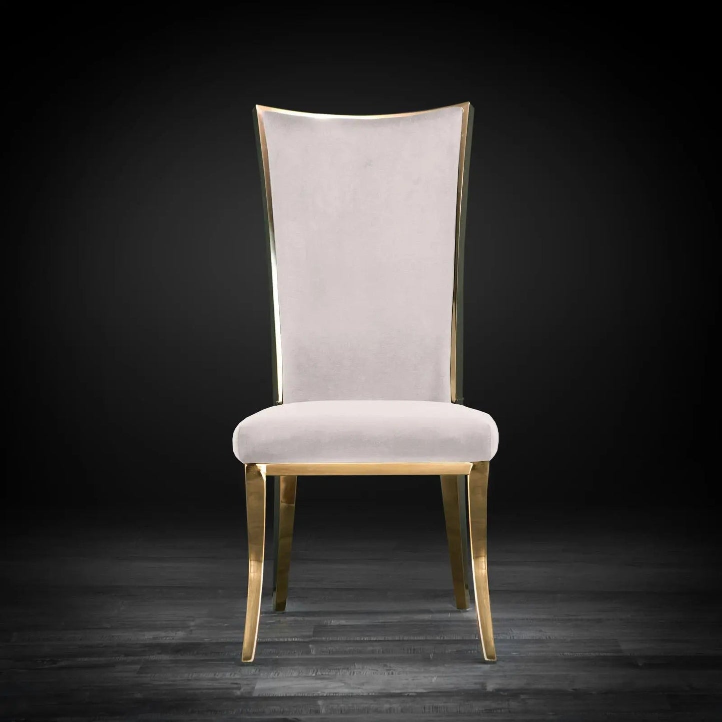 Massimo Titanium Gold Premium Dining Chair