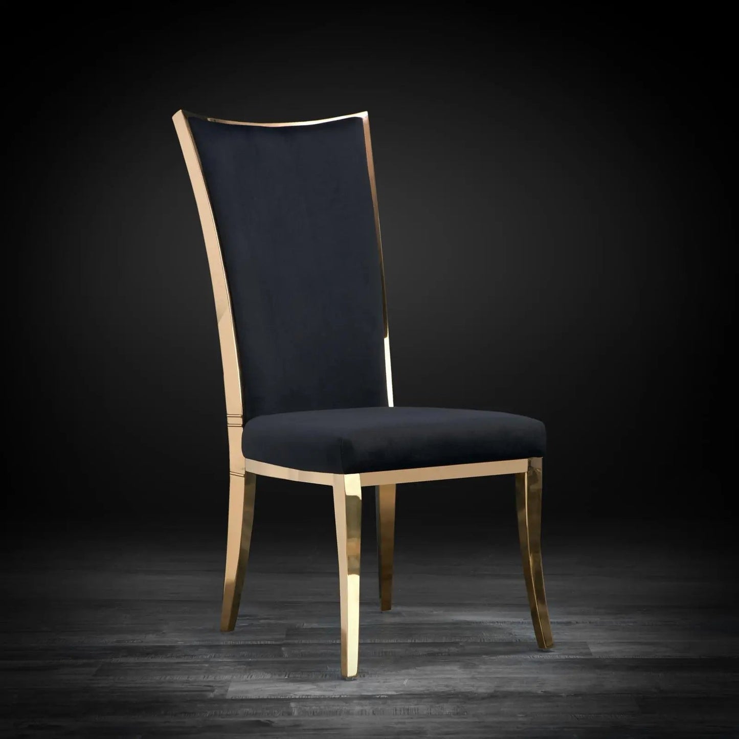 Massimo Titanium Gold Premium Dining Chair