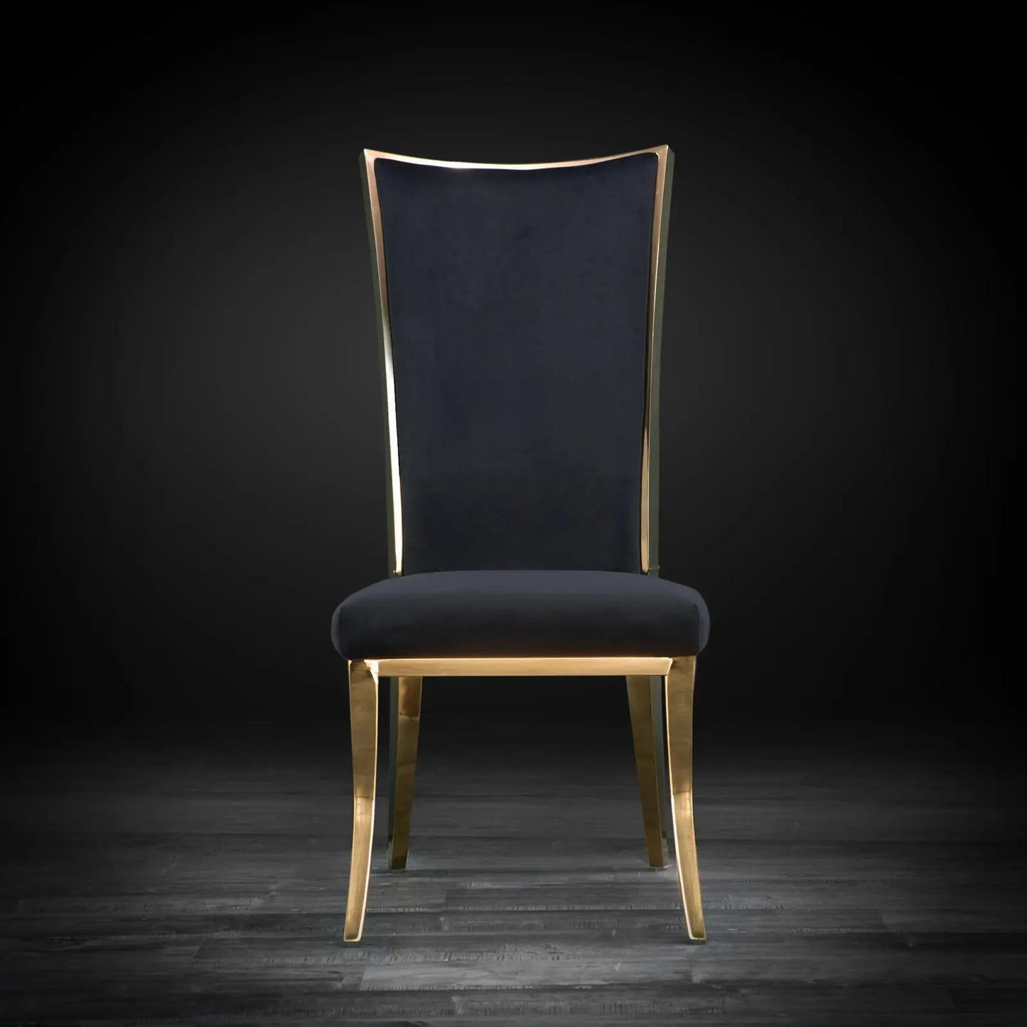 Massimo Titanium Gold Premium Dining Chair