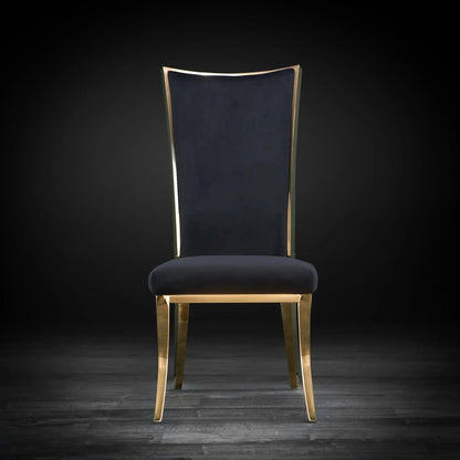 Massimo Titanium Gold Premium Dining Chair