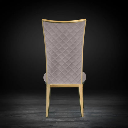 Massimo Titanium Gold Premium Dining Chair