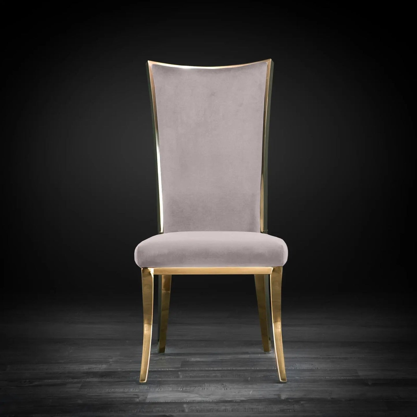 Massimo Titanium Gold Premium Dining Chair
