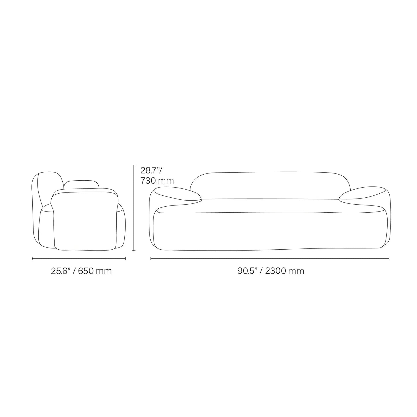 Mauricio Modern Sofa Set – Light Beige