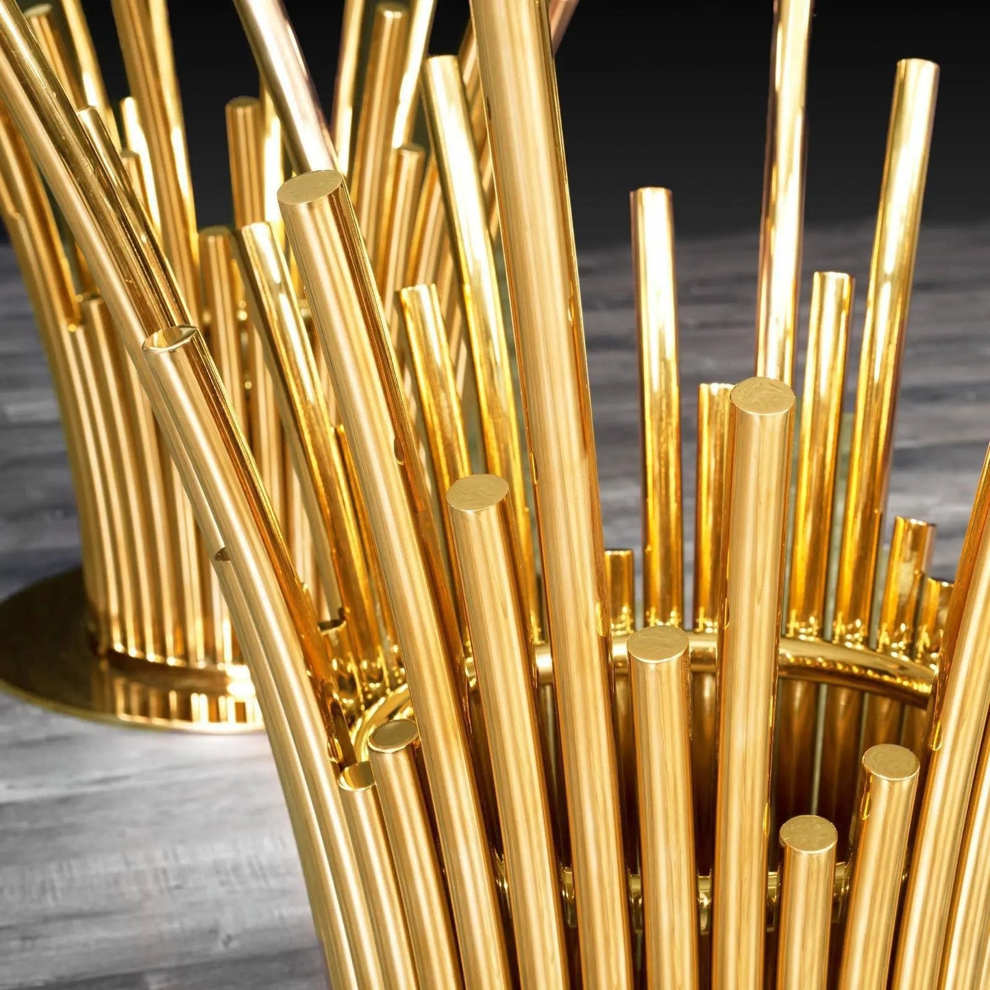 Mauris Rectangular Glass Dining Table