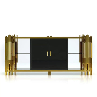 Mauris Buffet with Titanium Gold Finish