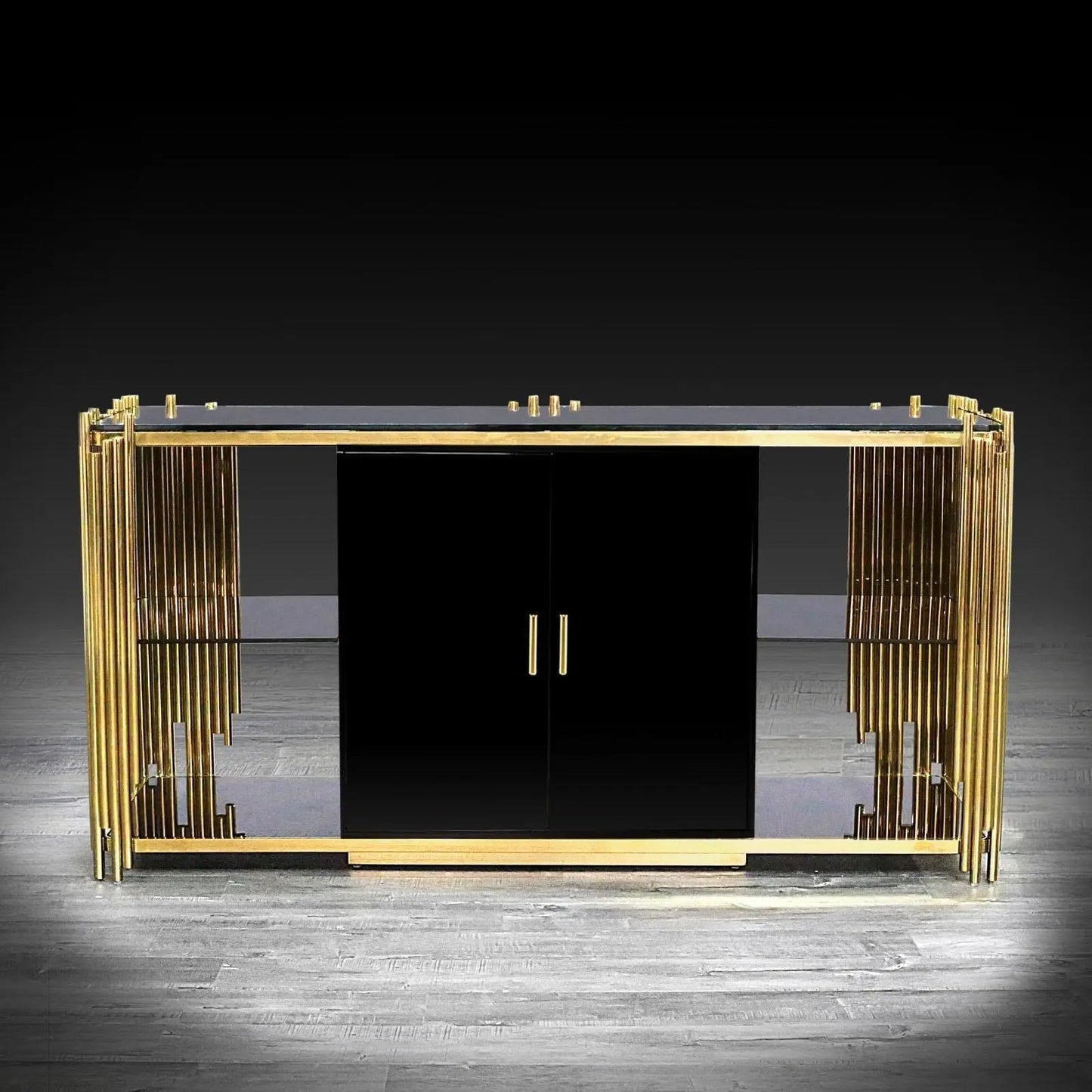 Mauris Buffet with Titanium Gold Finish