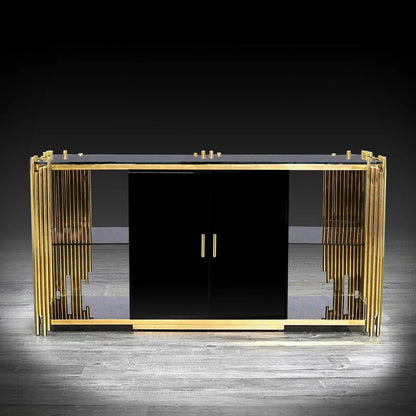 Mauris Buffet with Titanium Gold Finish