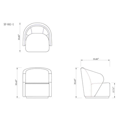 Mauro Brushed Gold Sofa Set – Taupe