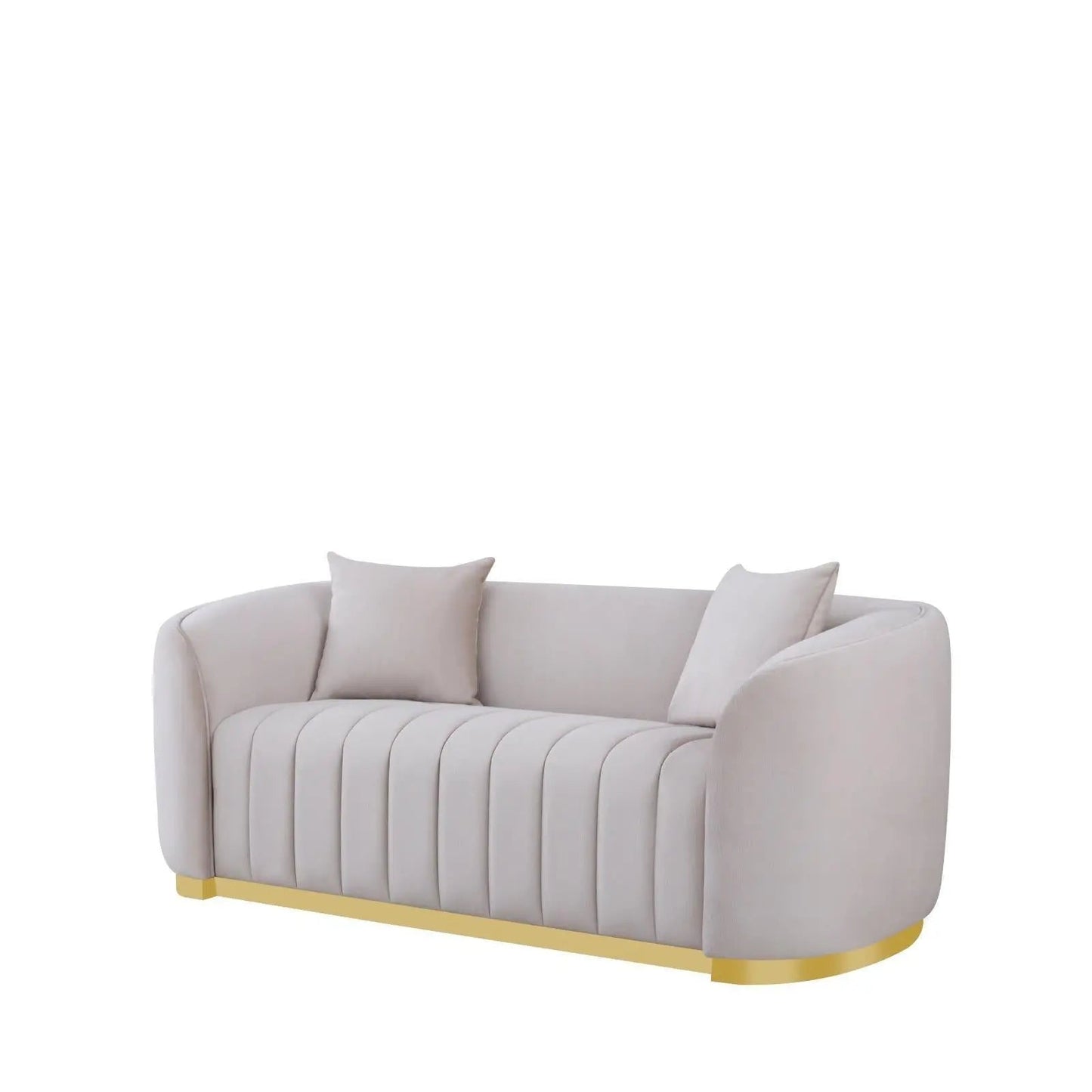 Mauro Taupe Luxury Sofa Set
