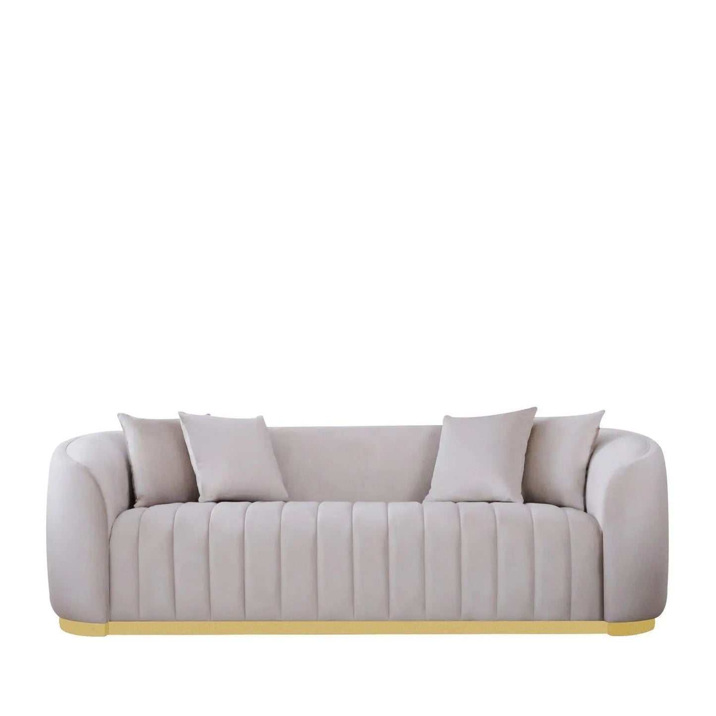 Mauro Taupe Sofa Set