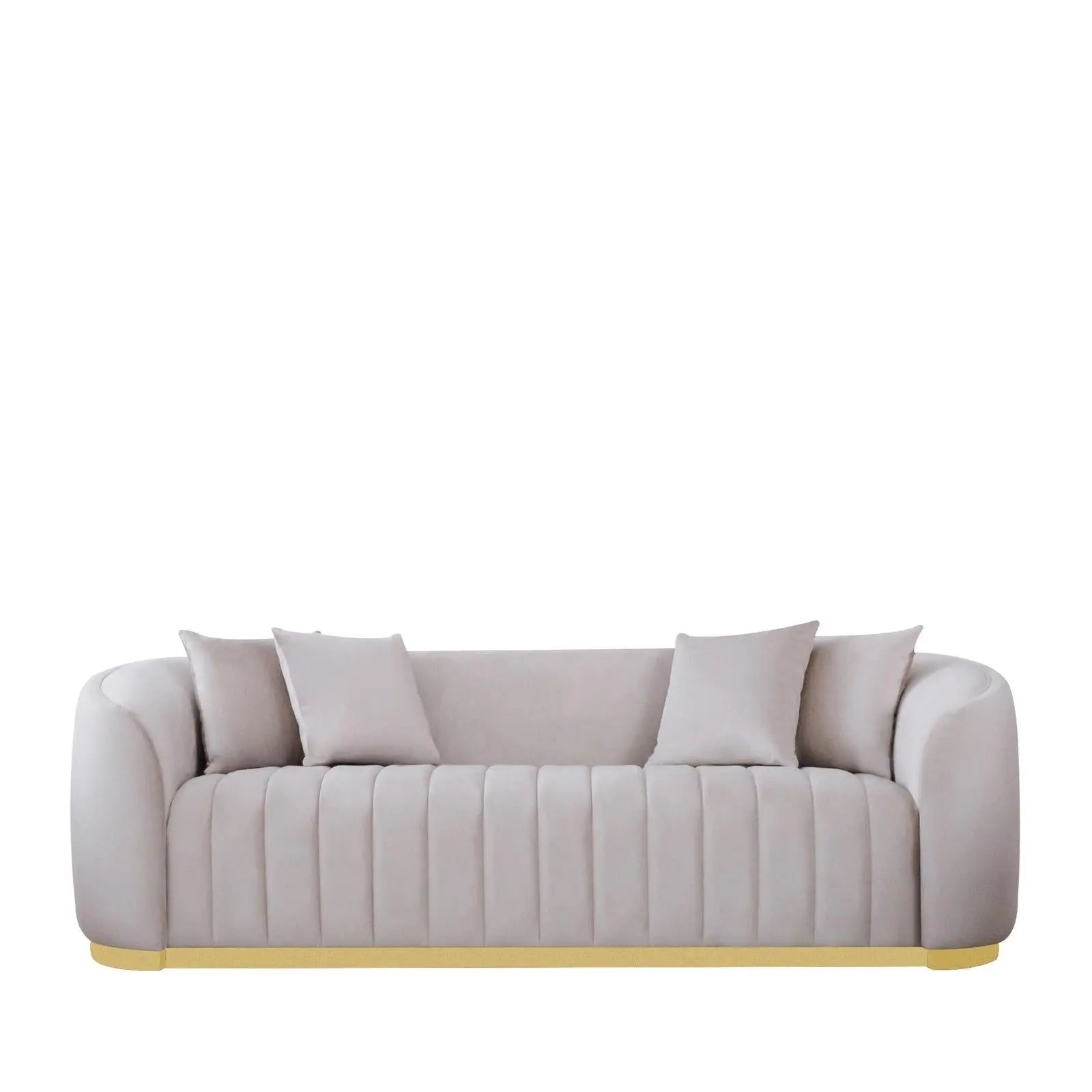 Mauro Taupe Sofa Set