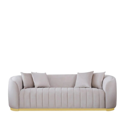 Mauro Taupe Sofa Set