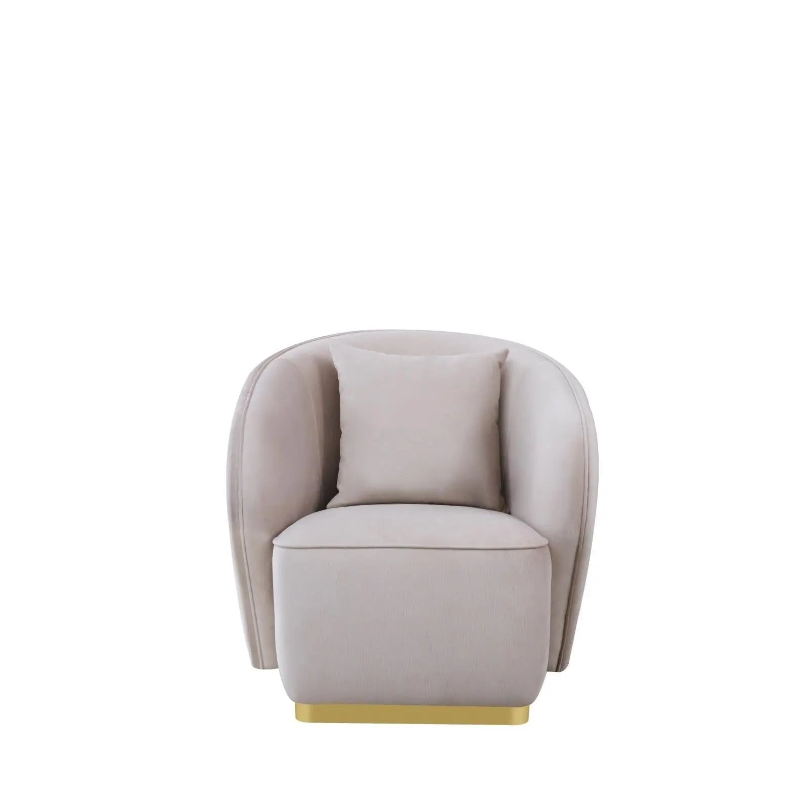 Mauro Taupe Stylish Sofa Set