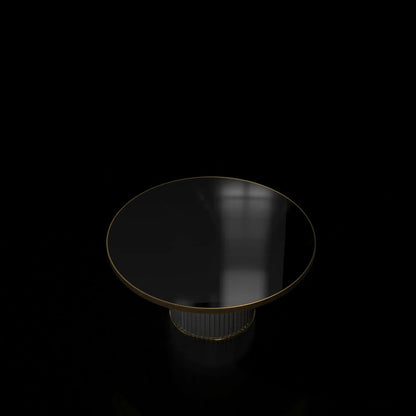 Messina Nested Zirconium Gold Coffee Table Set for Stylish Spaces