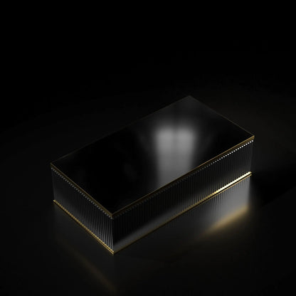 Messina Rect Zirconium Gold Coffee Table