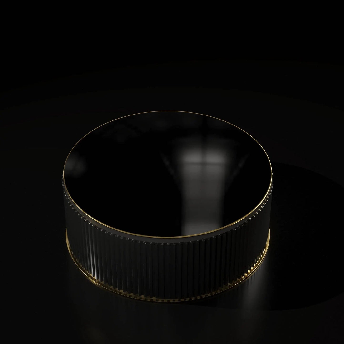 Messina Zirconium Gold Coffee Table for a Luxe Touch