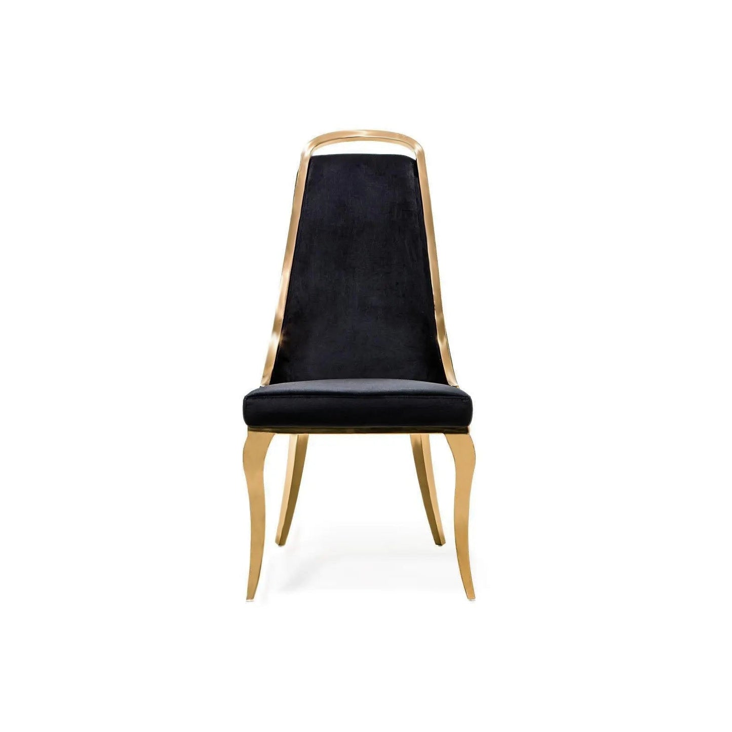 Milano Brushed Titanium Gold Dining Chair