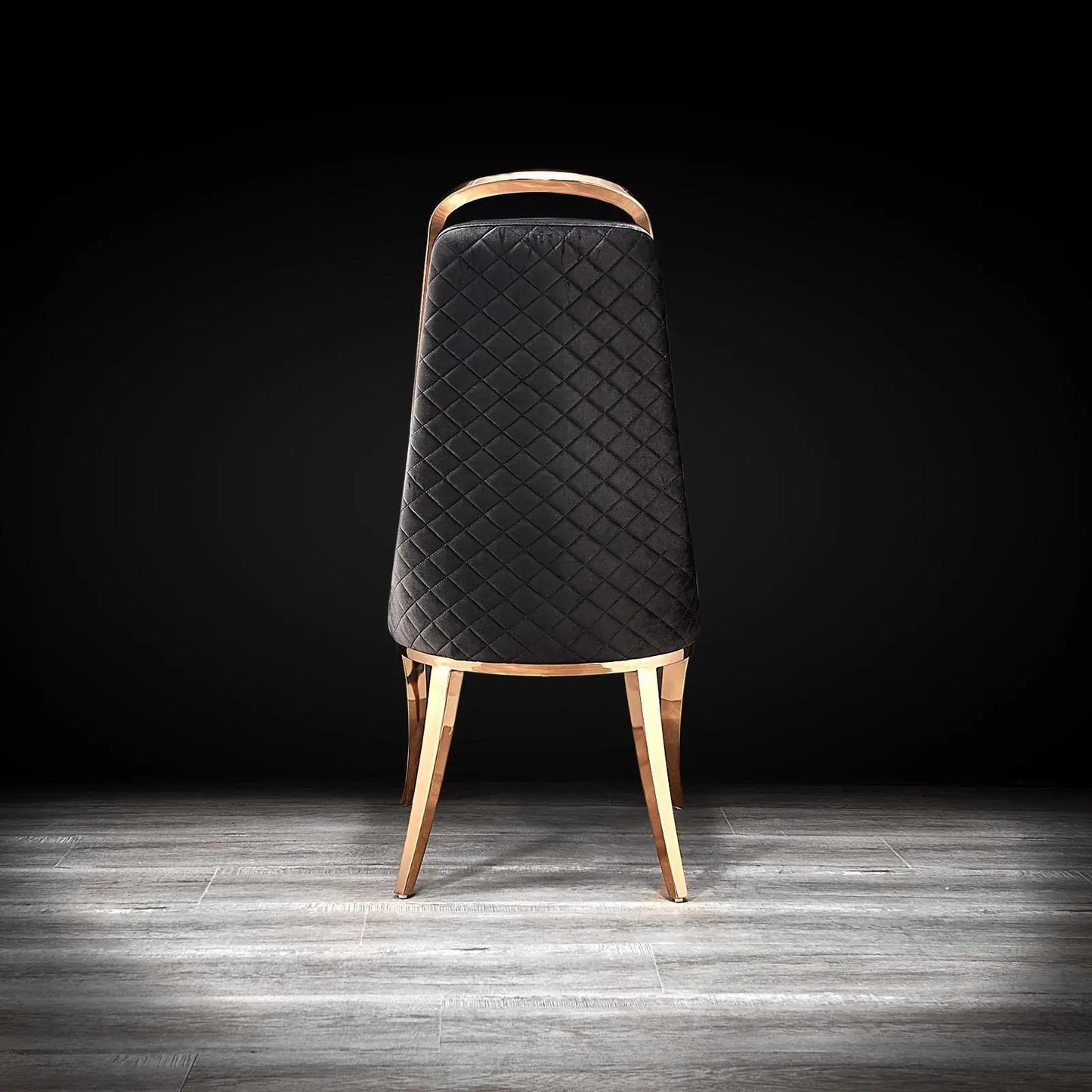 Milano Rose Gold Elegant Dining Chair