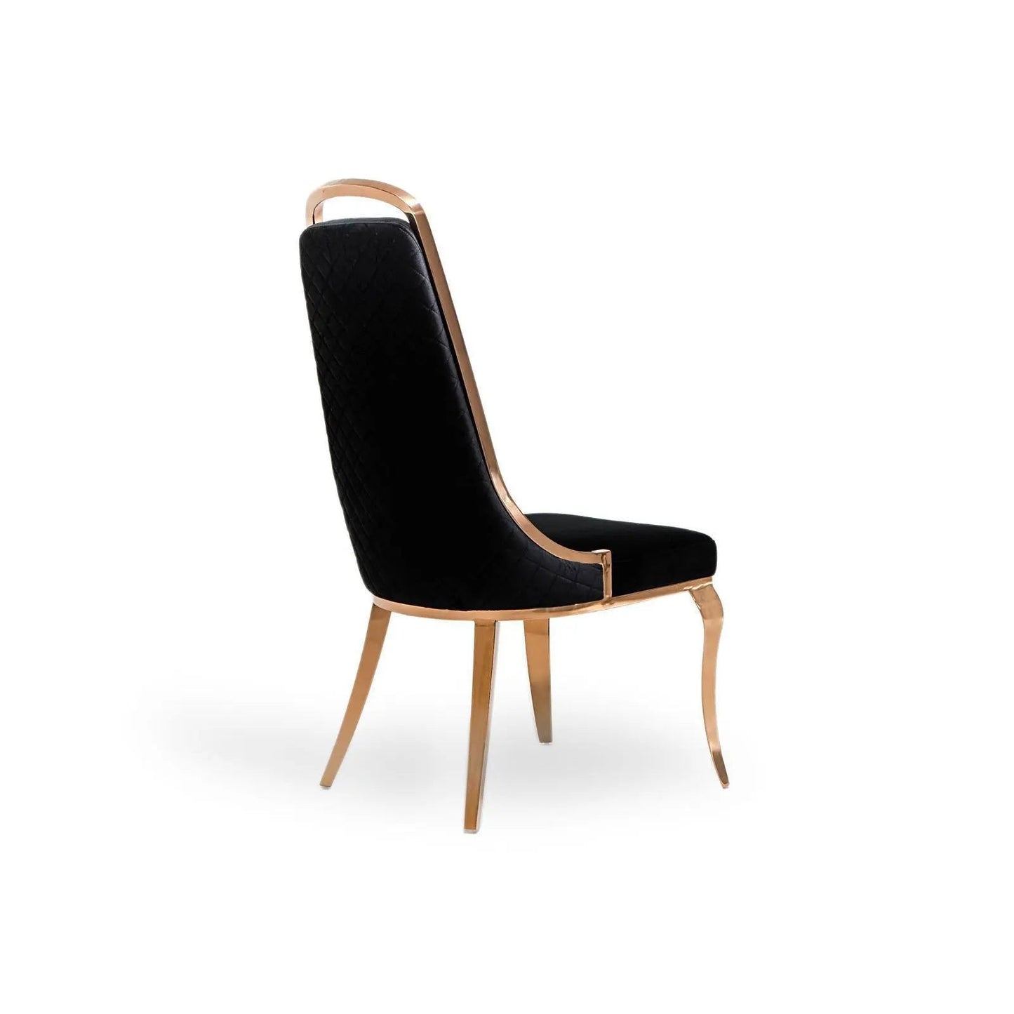 Milano Rose Gold Elegant Dining Chair