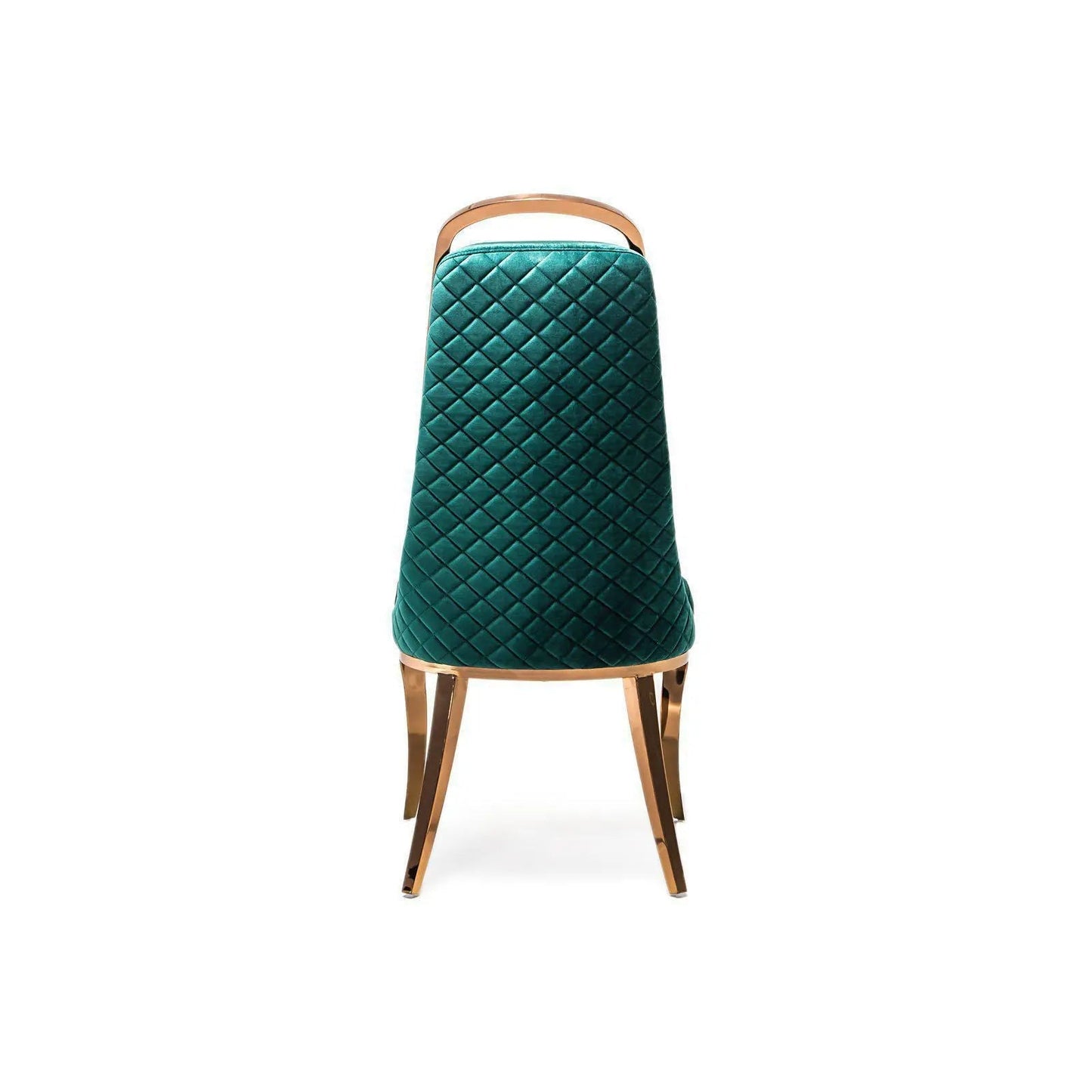 Milano Rose Gold Elegant Dining Chair