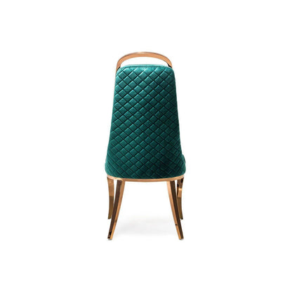 Milano Rose Gold Elegant Dining Chair