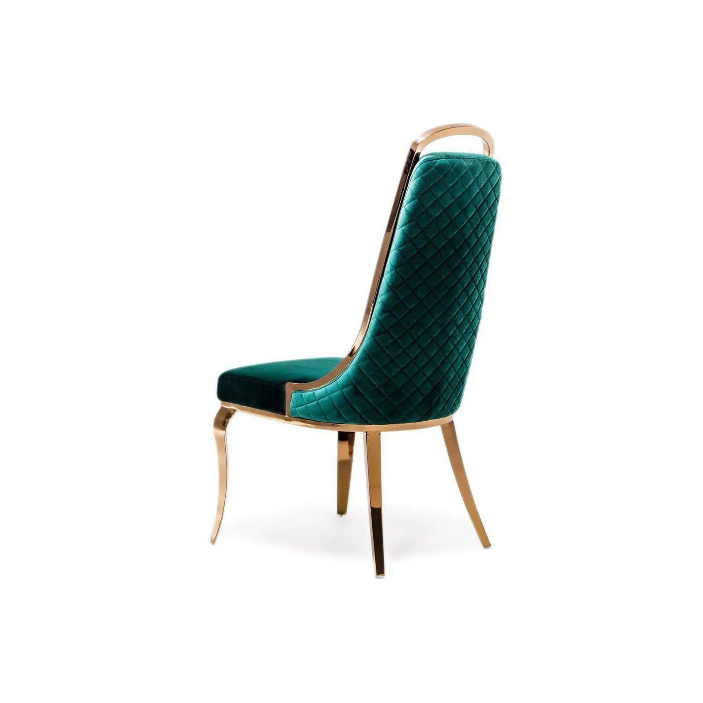 Milano Rose Gold Elegant Dining Chair