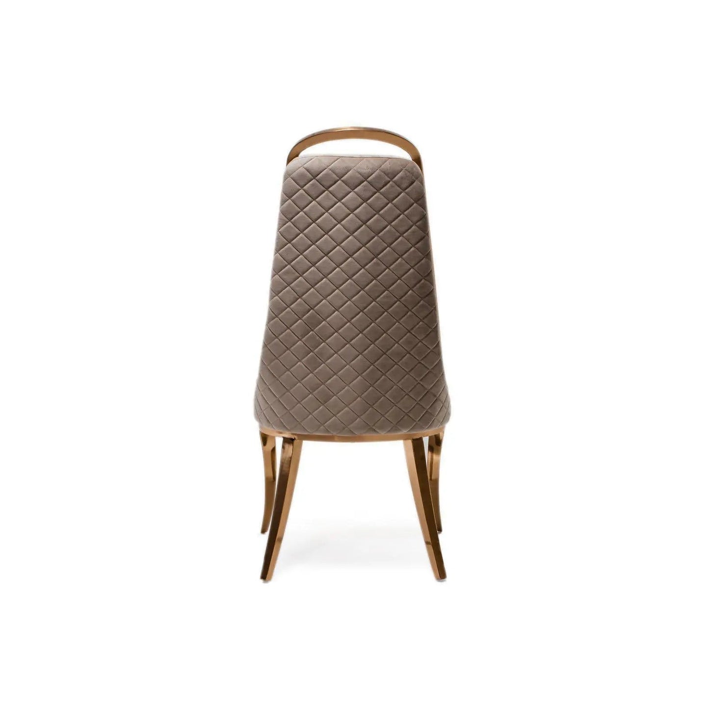 Milano Rose Gold Elegant Dining Chair