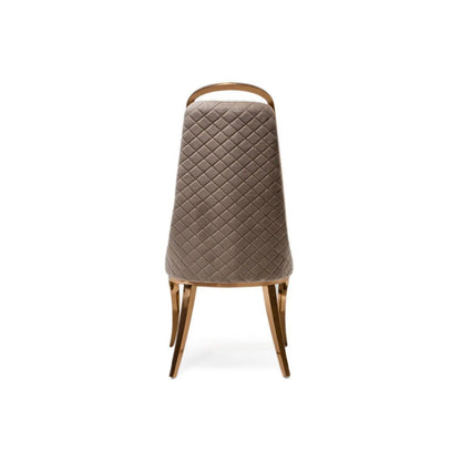 Milano Rose Gold Elegant Dining Chair