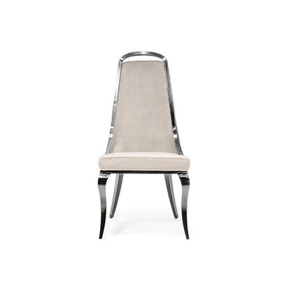 Milano Modern Silver Dining Chair