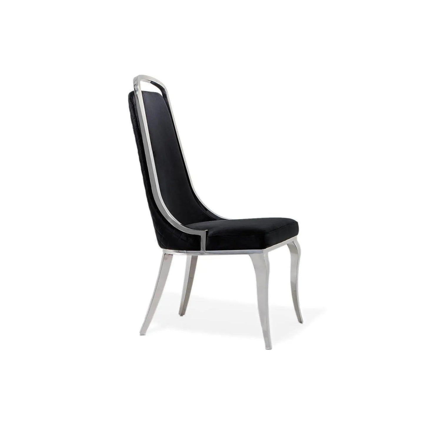 Milano Modern Silver Dining Chair